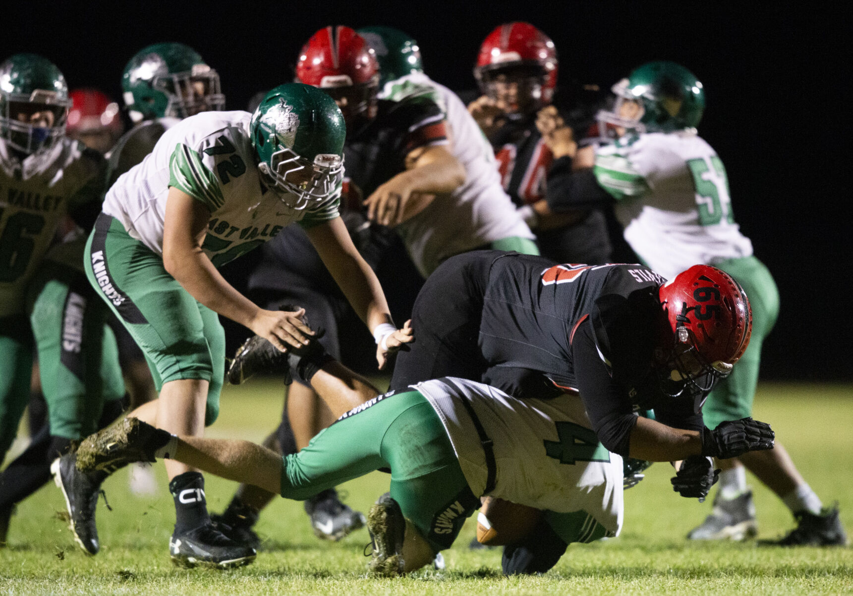 East Valley vs. East Valley-Spokane football